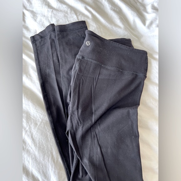 Lululemon Black Wunder Under Mid-rise - Picture 2 of 3